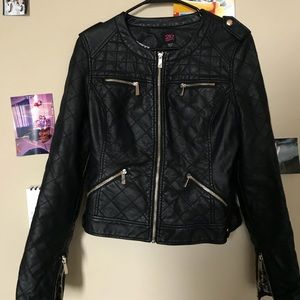 ❗️BEBE LEATHER JACKET  W/ ZIPPERS ❗️